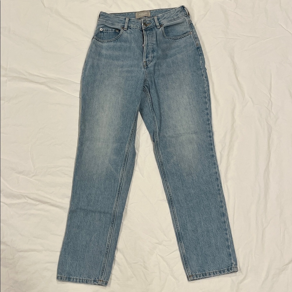 Everlane Curvy 90s Cheeky Jeans Straight Organic Cotton 28 Regular